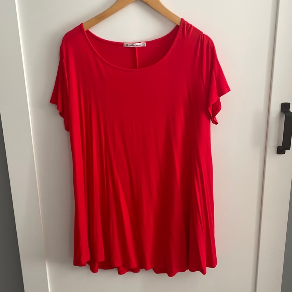 Jollielovin 2X red flare tunic